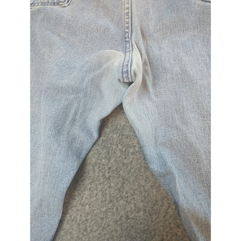 Wrangler Hero Authentic Jeans Mens 36x31 Light Wash Straight Leg Denim 976T1SB